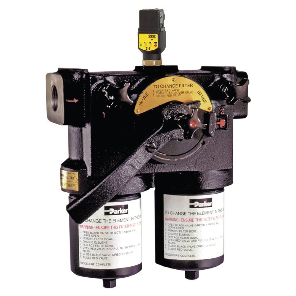 Parker High Pressure In-Line Duplex Filter - 22PD-32PD Series DTA Hydraulics