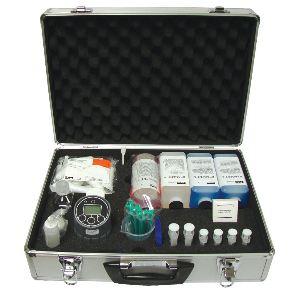 Parker OBSOLETE: DIGI Field Test Kit - Water in Oil, TBN, TAN, Insolubles and Viscosity Comparison DTA Hydraulics