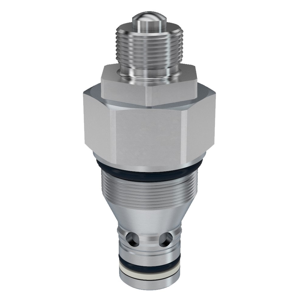 Parker 2 Position, 2 Way Normally Open Poppet Type Manual Valve DTA Hydraulics