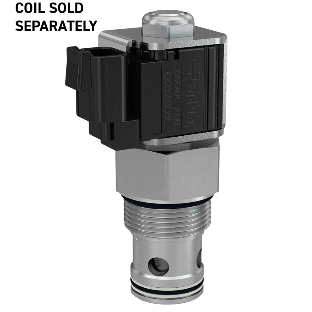Parker 2 Way Poppet Type Bi-Directional Solenoid Valve DTA Hydraulics
