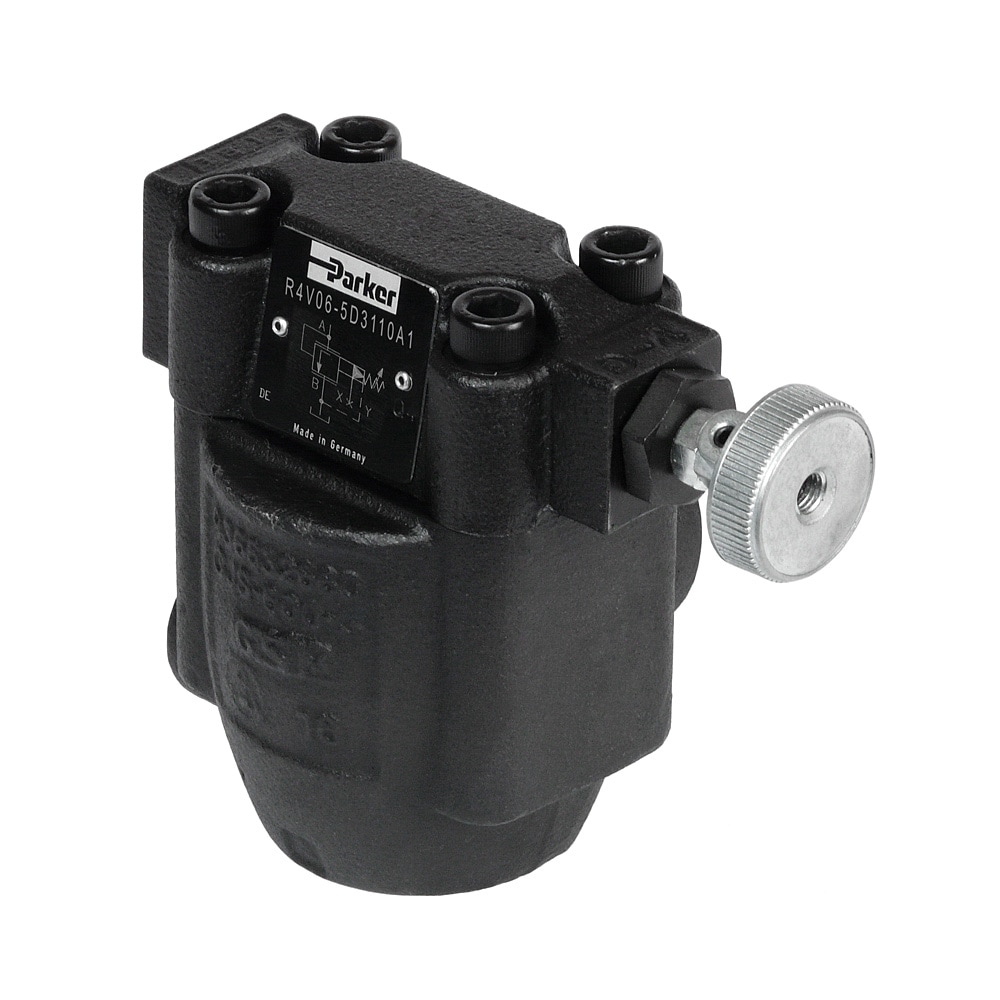 Parker Pilot Operated Pressure Relief Valve, In-line Mounting - Series R4V / R4V*P2 DTA Hydraulics