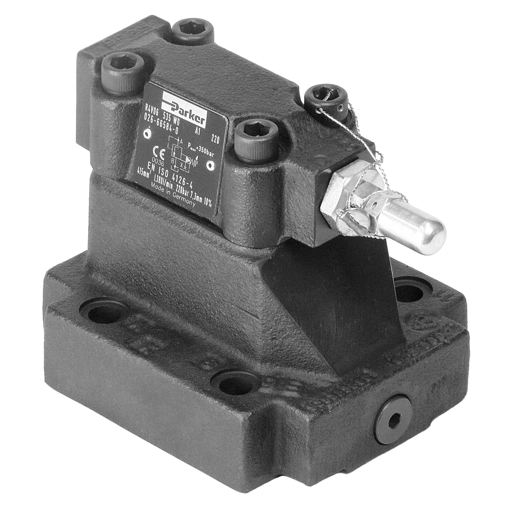 Parker Pilot Operated Pressure Relief Valves - Series R4V/R6V (TUEV) DTA Hydraulics