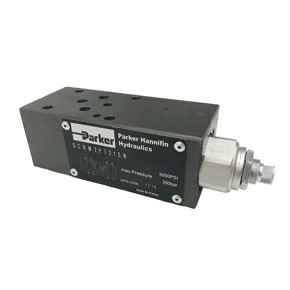 Parker Pilot Operated Pressure Relief Valve - Series SCRM(AP) DTA Hydraulics
