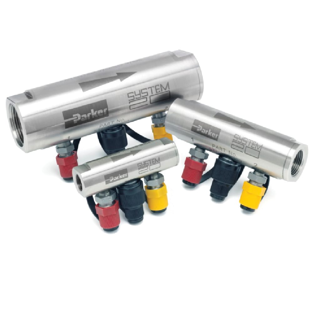 Parker Inline Sensors & Monitors for emulsion oils - System 20 DTA Hydraulics
