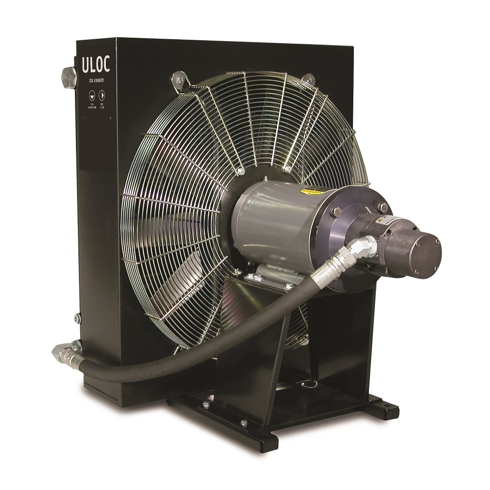 Complete Air Oil Cooler System with AC Motor – ULOC Series – (Americas)