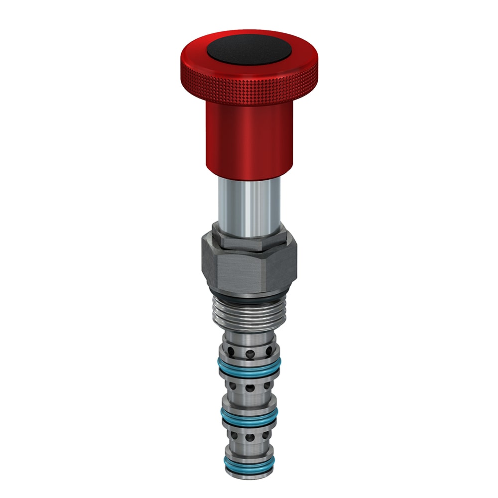 3 Position, 4 Way Pull/Push to Shift Spool Type Manual Valve